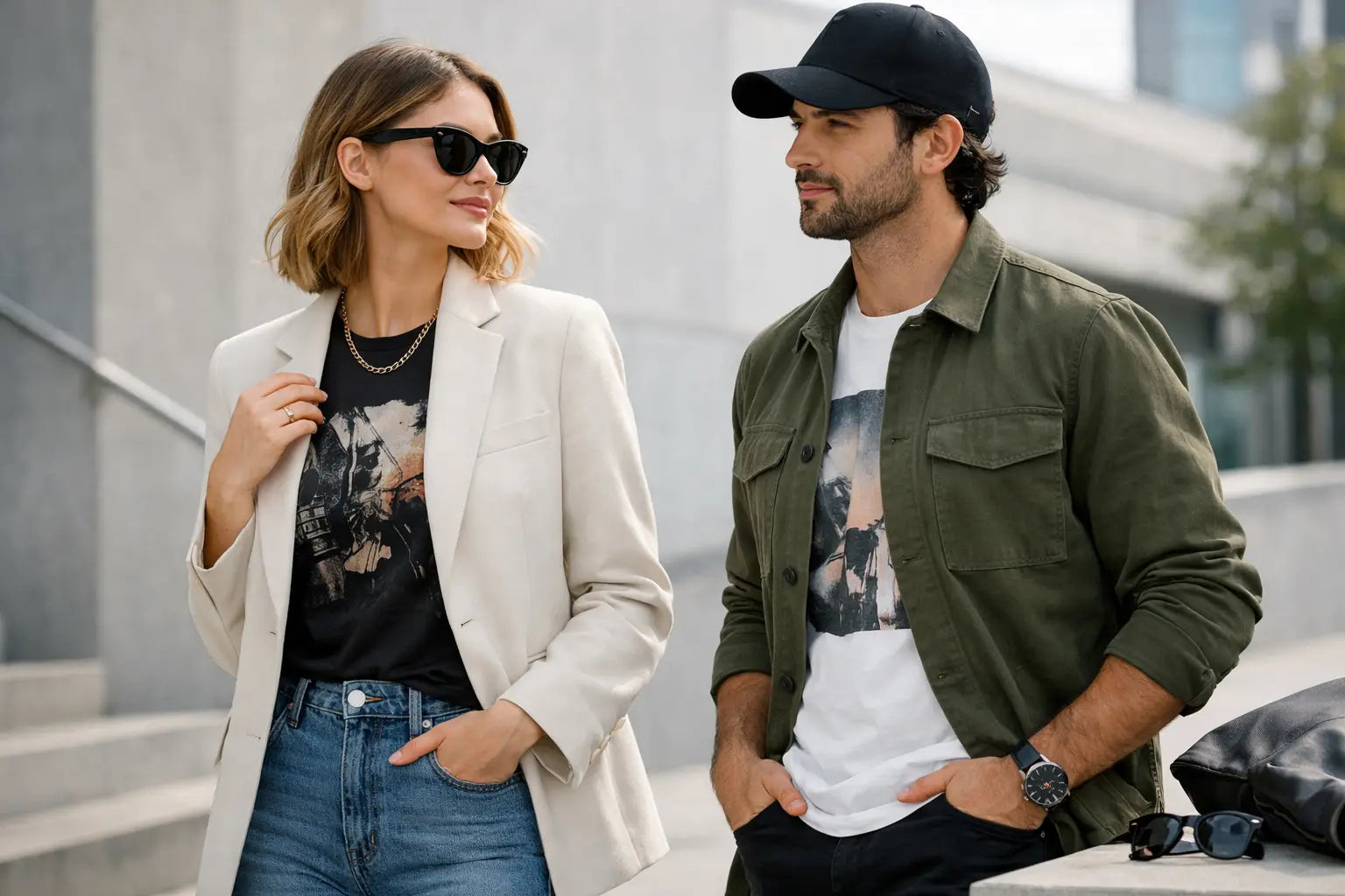 Graphic Tee Layering Ideas for Polished Looks