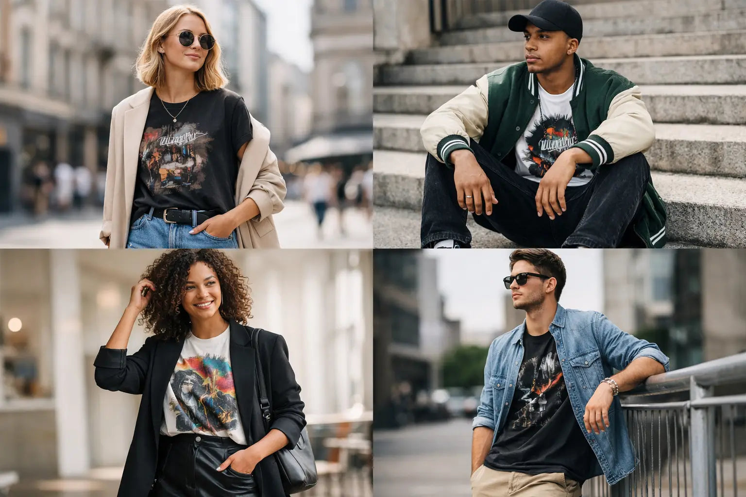 10 Graphic Tees Outfit Ideas to Wear Now