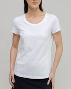 White Flock T-Shirt | Kate