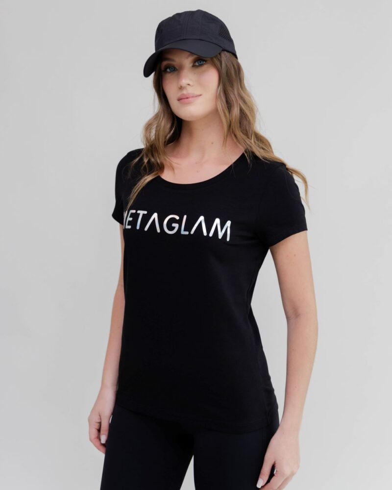 Metaglam T-Shirt | Silver Vynil - Image 3