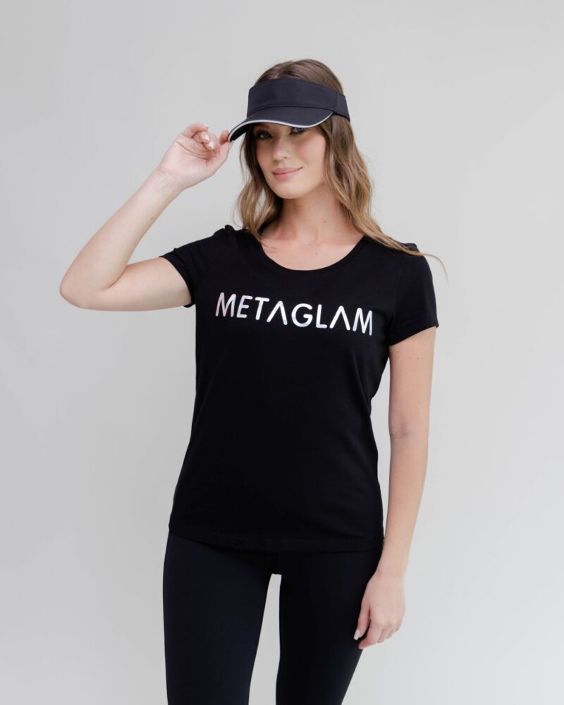 Metaglam T-Shirt | Silver Vynil - Image 2